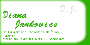 diana jankovics business card